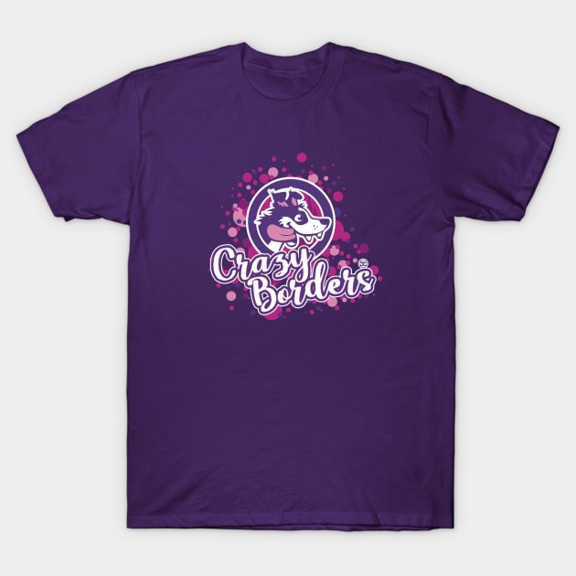 Crazy Borders T-Shirt by DoggyGraphics